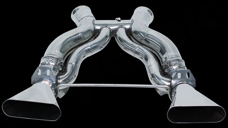 Photo of Cargraphic Rear silencer replacement pipe for the McLaren MP4-12C Coupe/Spider - Image 1