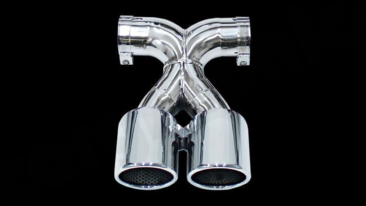 Photo of Cargraphic Sport Rear Silencer Set for the Porsche 981 Cayman GT4/Boxster Spyder - Image 6