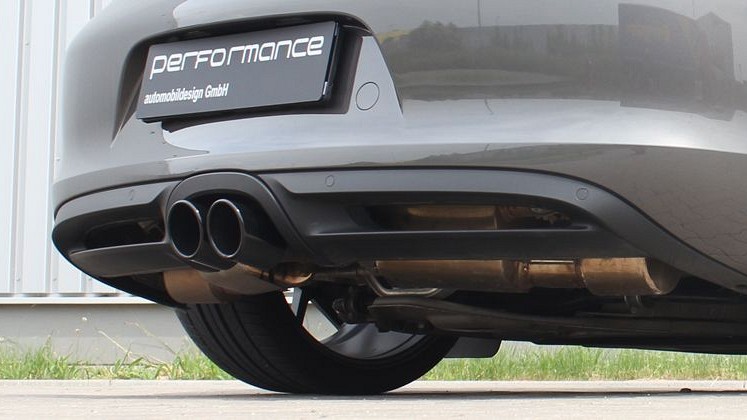 Photo of Cargraphic Sport Rear Silencer Set for the Porsche 981 Cayman GT4/Boxster Spyder - Image 9