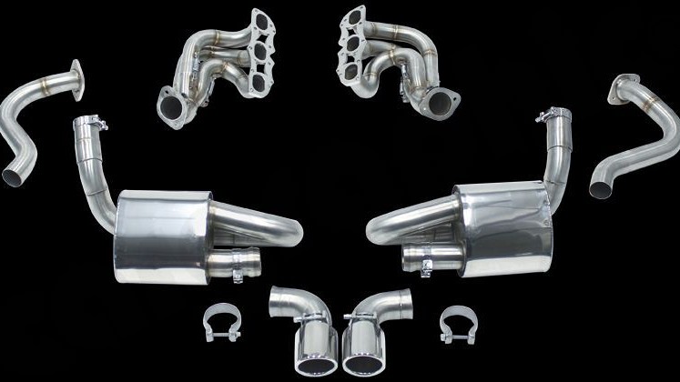 Photo of Cargraphic Racing Exhaust System for the Porsche 981 Cayman GT4/Boxster Spyder - Image 1