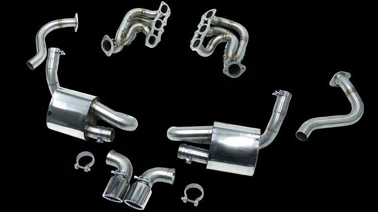 Photo of Cargraphic Racing Exhaust System for the Porsche 981 Cayman GT4/Boxster Spyder - Image 2