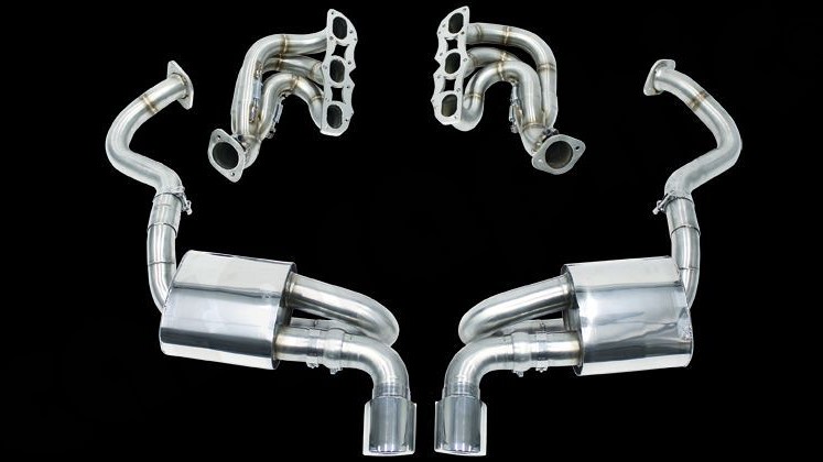 Photo of Cargraphic Racing Exhaust System for the Porsche 981 Cayman GT4/Boxster Spyder - Image 3