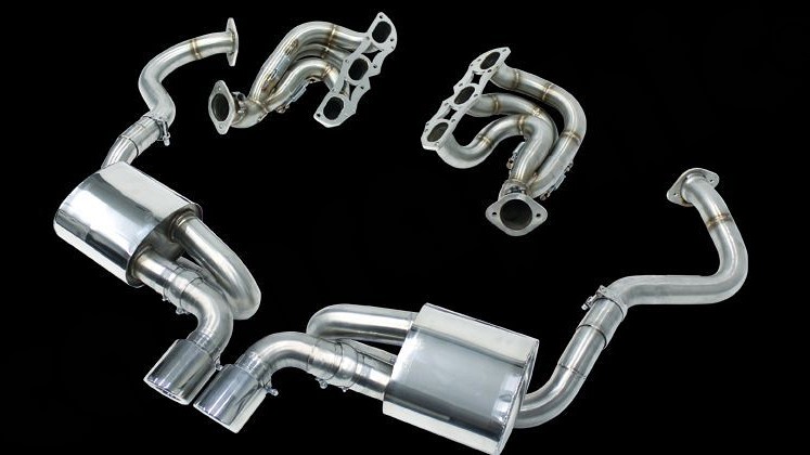 Photo of Cargraphic Racing Exhaust System for the Porsche 981 Cayman GT4/Boxster Spyder - Image 4