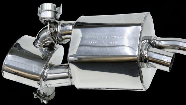 Photo of Cargraphic Sport Rear Silencer Set for the Porsche 981 Cayman GT4/Boxster Spyder - Image 4