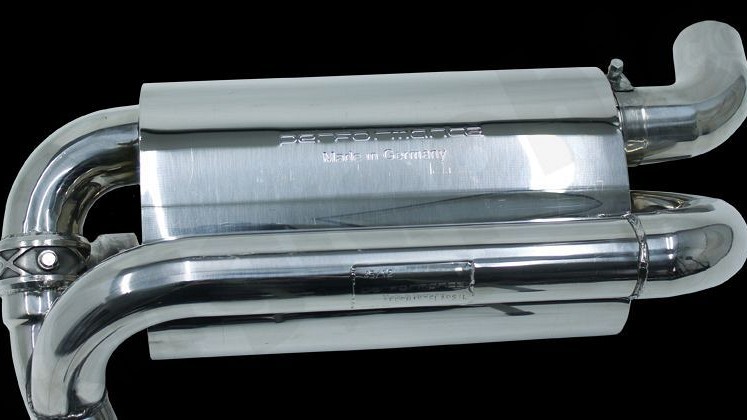 Photo of Cargraphic Sport Rear Silencer Set for the Porsche 981 Cayman GT4/Boxster Spyder - Image 4