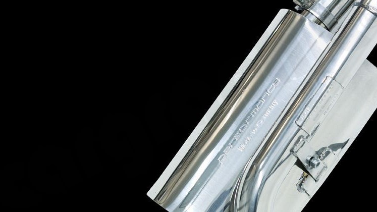 Photo of Cargraphic Sport Rear Silencer Set for the Porsche 981 Cayman GT4/Boxster Spyder - Image 5