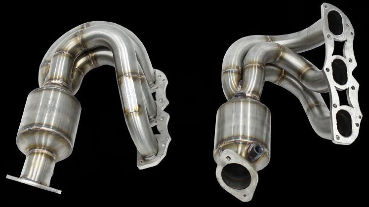 Photo of Cargraphic New Generation Long Tube Manifold Set for the Porsche 981 Cayman GT4/Boxster Spyder - Image 3