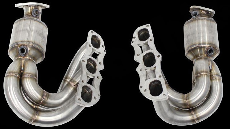 Photo of Cargraphic New Generation Long Tube Manifold Set for the Porsche 981 Cayman GT4/Boxster Spyder - Image 5