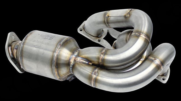 Photo of Cargraphic New Generation Long Tube Manifold Set for the Porsche 981 Cayman GT4/Boxster Spyder - Image 7