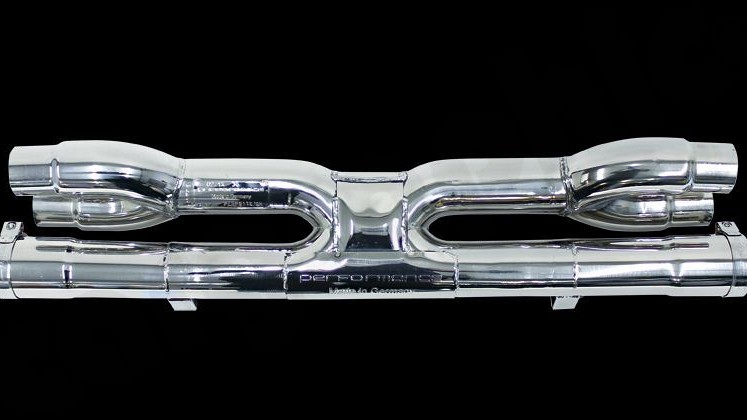 Photo of Cargraphic Rear Silencer Replacement X for the Porsche 991.1/2 Turbo/Turbo S - Image 1
