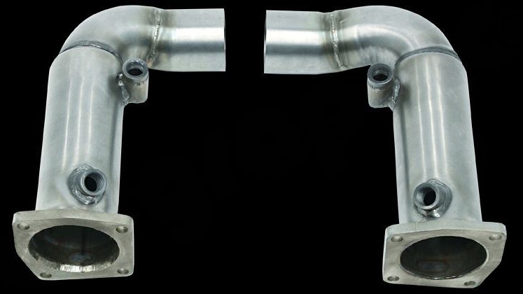 Photo of Cargraphic Catalytic Converter Replacement Pipe Set for the Porsche 991.1/2 Turbo/Turbo S - Image 3