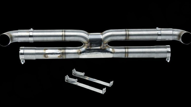 Photo of Cargraphic Rear Silencer Replacement X for the Porsche 997 (Mk II) Turbo/GT2/GT2 RS - Image 1