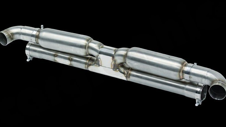 Photo of Cargraphic Rear Silencer Replacement X for the Porsche 997 (Mk II) Turbo/GT2/GT2 RS - Image 6