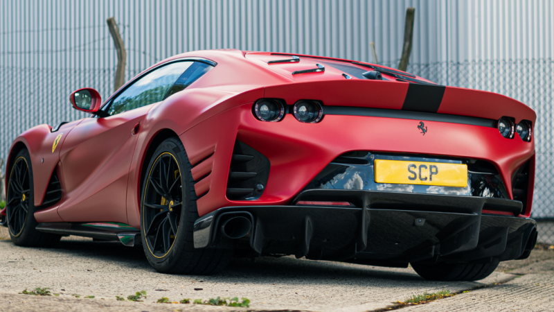 Photo of Novitec Power optimised exhaust system with flap-regulation & black oval tips for the Ferrari 812 Competizione Coupe/Aperta - Image 5