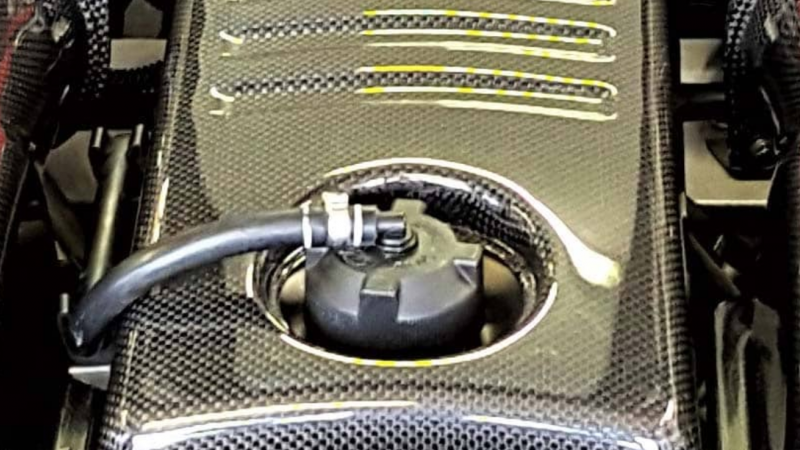 Photo of Novitec Carbon Fibre Cooling Tank Cover for the Ferrari F430 Coupe/Spider - Image 2
