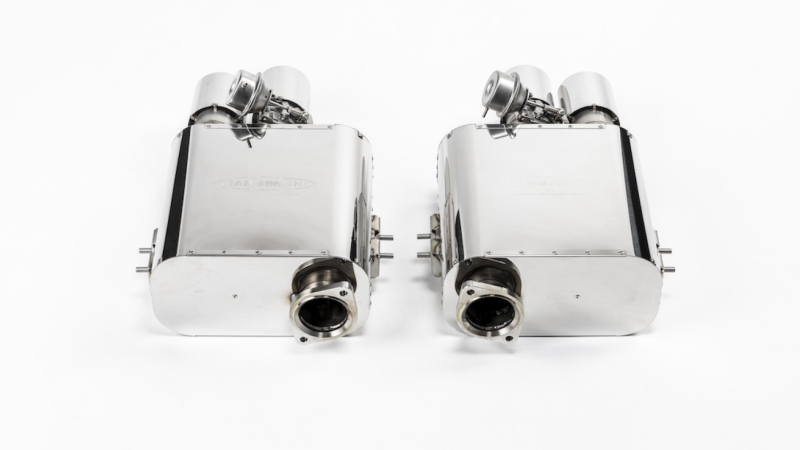 Photo of Fiammenghi Italia Exhaust Rear Mufflers with Integrated Bypass Valves for the Ferrari 550/575 - Image 2