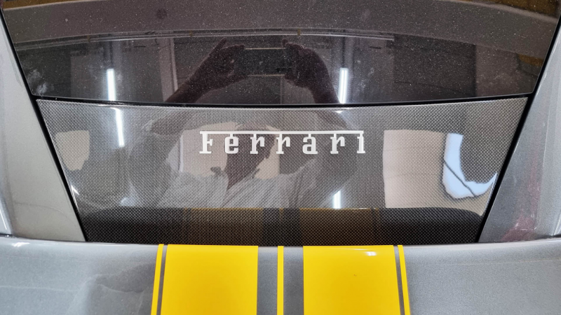 Photo of Novitec Carbon Fibre Rear Aero Lid Panel for the Ferrari F8 Tributo/Spider - Image 1
