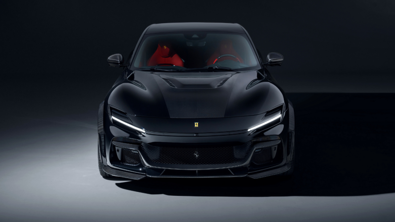 Photo of Novitec Carbon Front Centre Lip for the Ferrari Purosangue - Image 5