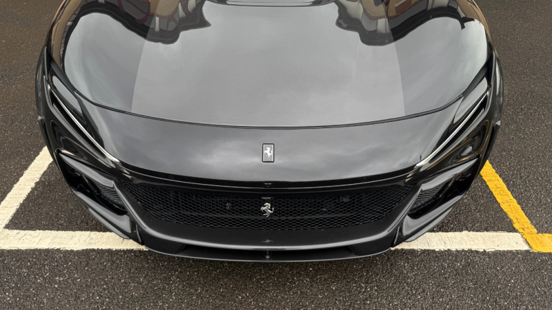 Photo of My Ricambi Carbon Fibre Bonnet/Hood Prancing Horse Badge for the Ferrari SF90 Spider/Stradale - Image 6