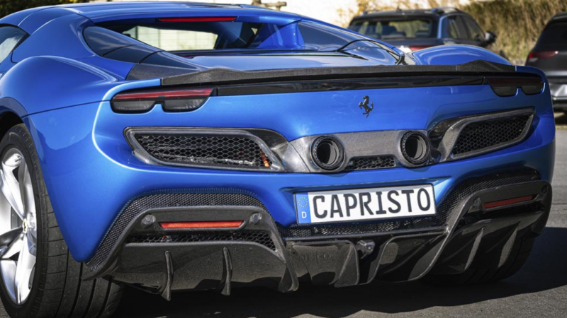 Photo of Capristo Carbon Fibre Rear Wing for the Ferrari 296 GTB/GTS - Image 3