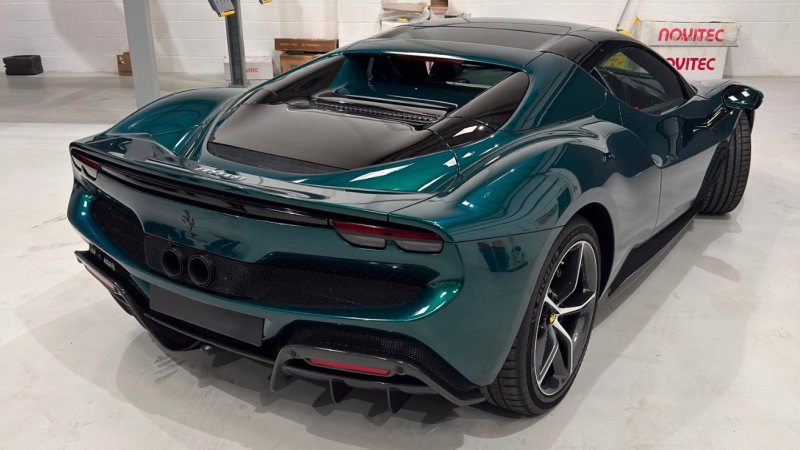 Photo of Novitec Carbon Fibre Dual Tailpipes for the Ferrari 296 GTB/GTS - Image 9