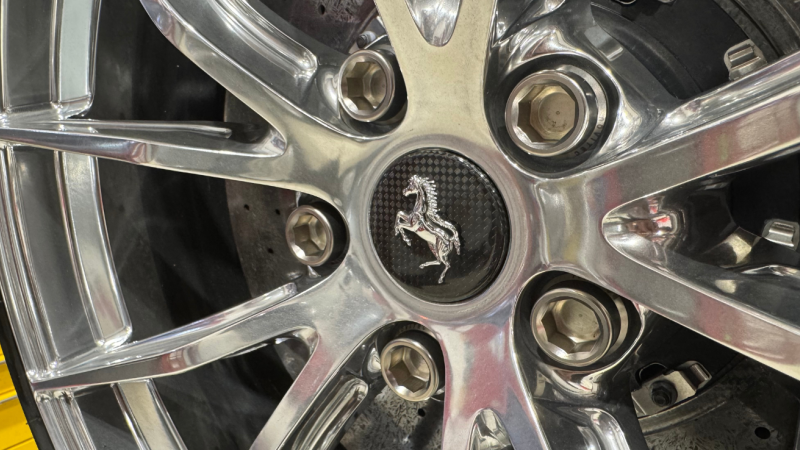 Photo of My Ricambi Carbon Fibre Wheel Caps for the Ferrari 812 Competizione Coupe/Aperta - Image 2