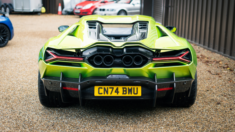 Photo of Novitec Stainless Steel Black Tailpipes for the Lamborghini Revuelto - Image 3