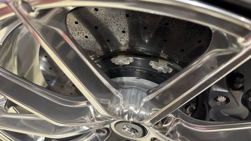 Photo of Novitec Aluminium Wheel Spacers for the Ferrari 296 GTB/GTS - Image 3