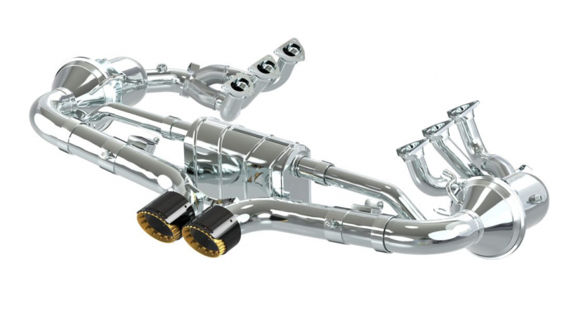 Photo of Capristo Full Sport Exhaust with Sport Cats with Tailpipes for the Porsche 992.1 GT3 RS/ S/T - Image 2