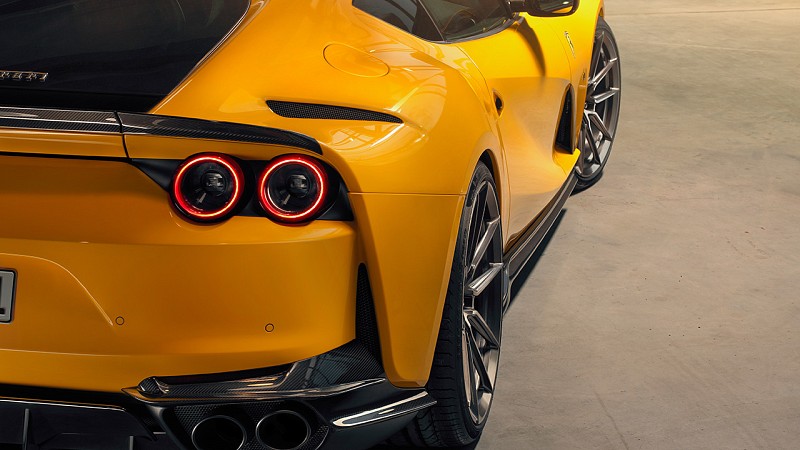 Photo of Novitec Black Tailpipes with New Mesh Insert for the Ferrari 812 Superfast/GTS - Image 5