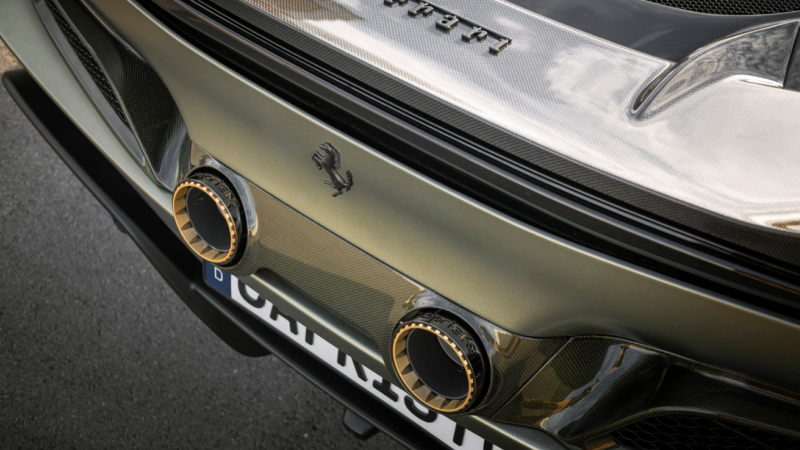 Photo of Capristo Double Exit Aluminium Tailpipes for the Ferrari 296 GTB/GTS - Image 7