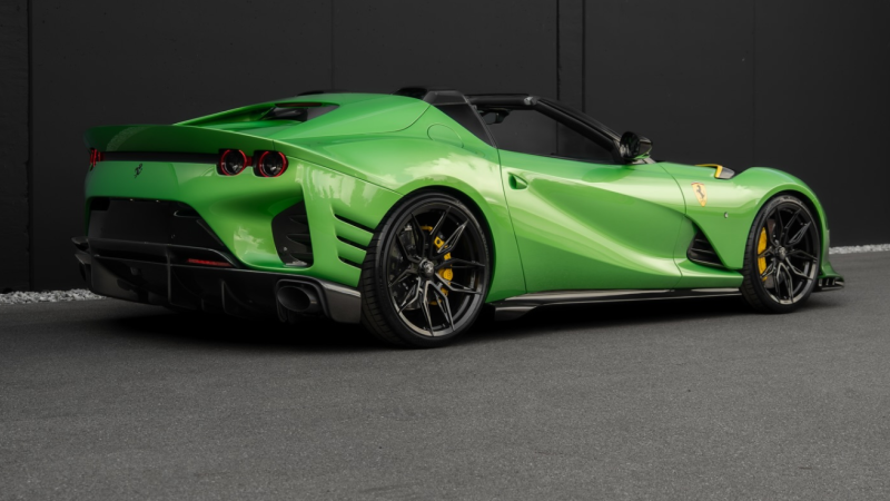 Photo of Novitec Power optimised exhaust system with flap-regulation & black oval tips for the Ferrari 812 Competizione Coupe/Aperta - Image 4