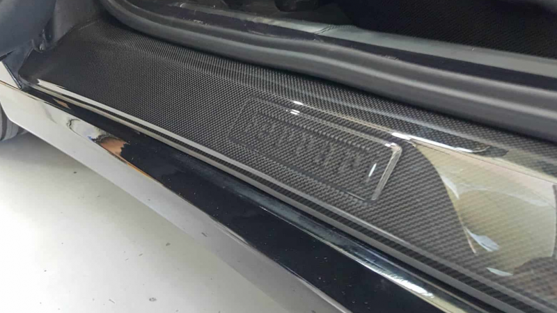 Photo of Novitec Carbon Fibre Kickplates Door Sills Scuderia Style for the Ferrari F430 Coupe/Spider - Image 2
