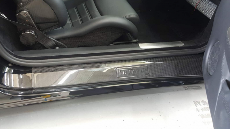 Photo of Novitec Carbon Fibre Kickplates Door Sills Scuderia Style for the Ferrari F430 Coupe/Spider - Image 1