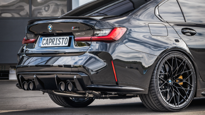 Photo of Capristo Valved Exhaust with Middle Silencer Delete and 200 Cell OPF/GPF Replacement for the BMW M3 (G80/81) - Image 3