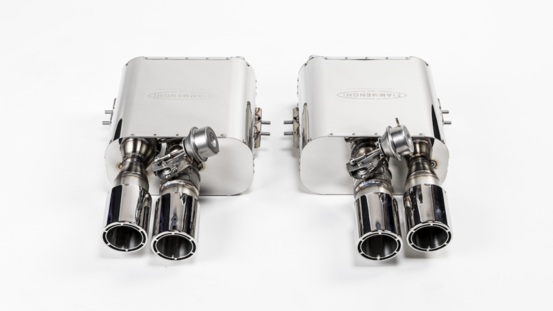 Photo of Fiammenghi Italia Exhaust Rear Mufflers with Integrated Bypass Valves for the Ferrari 550/575 - Image 1