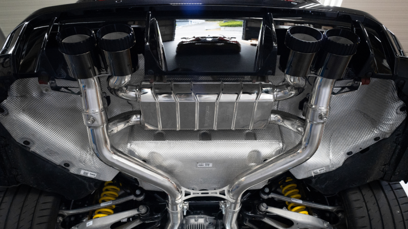 Photo of Capristo Valved Exhaust with Middle Silencer Delete and 200 Cell OPF/GPF Replacement for the BMW M3 (G80/81) - Image 2