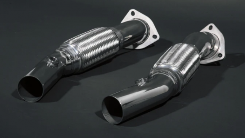 Photo of Capristo Catalyst Delete Pipe Set for the Ferrari F430 Scuderia/16M - Image 1