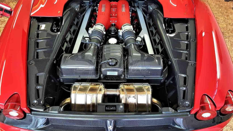 Photo of Novitec Carbon Fibre Engine Bay Side panels for the Ferrari F430 Coupe/Spider - Image 2