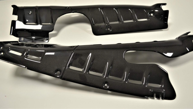 Photo of Novitec Carbon Fibre Engine Bay Side panels for the Ferrari F430 Coupe/Spider - Image 1