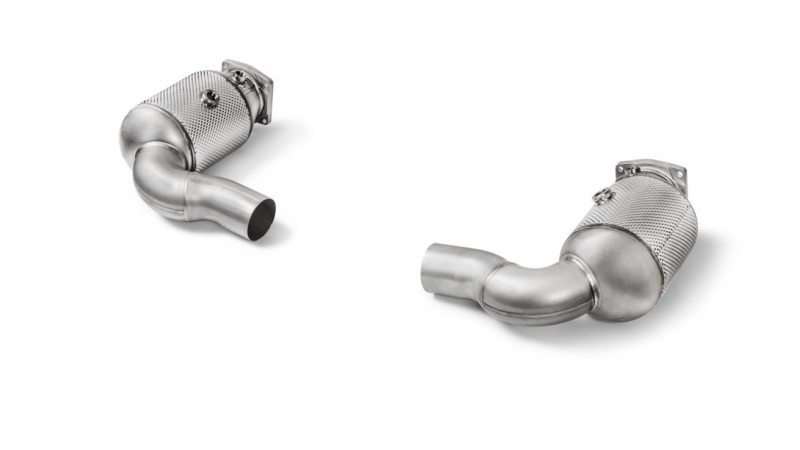 Photo of Akrapovic Link Pipe Set with Sport Catalysts for the Porsche 992.1 Carrera/S/4/4S/GTS/Targa - Image 3