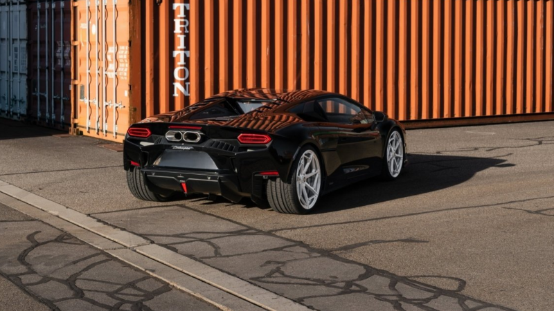 Photo of Novitec Stainless Steel Tailpipes (Set) for the Lamborghini Temerario - Image 3