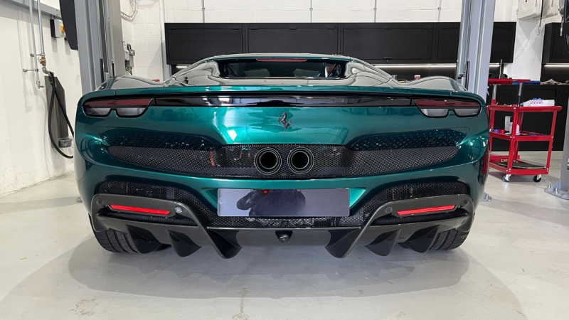 Photo of Novitec Carbon Fibre Dual Tailpipes for the Ferrari 296 GTB/GTS - Image 3
