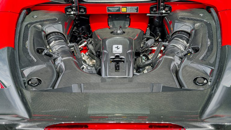 Photo of Capristo Engine compartment side panels (L / R) for the Ferrari F8 Tributo/Spider - Image 1