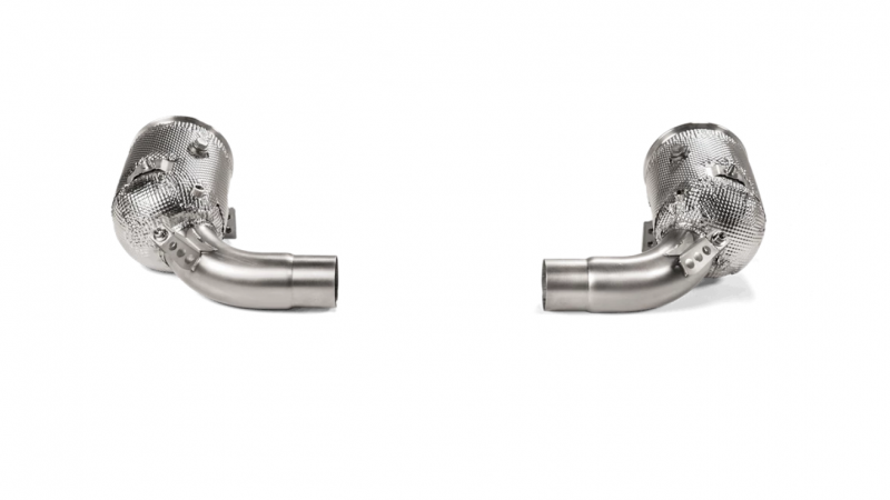 Photo of Akrapovic Link Pipe Set with Sport Catalysts for the Porsche 992.1 Carrera/S/4/4S/GTS/Targa - Image 2