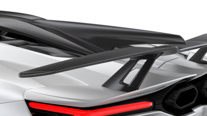 Photo of 1016 Industries Carbon Roof Scoop Fin for the Lamborghini Revuelto - Image 2