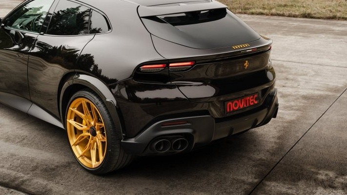 Photo of Novitec Black Stainless Steel Exhaust Tailpipes for the Ferrari Purosangue - Image 4