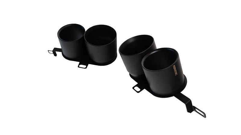 Photo of Novitec Stainless Steel Black Tailpipes for the Lamborghini Revuelto - Image 2