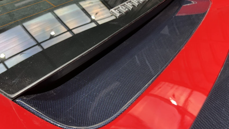 Photo of Novitec Carbon Fibre Lower Rear Bonnet Insert for the Ferrari 812 Superfast/GTS - Image 1