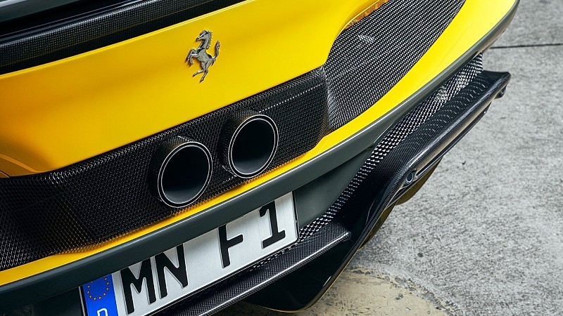 Photo of Novitec Carbon Fibre Dual Tailpipes for the Ferrari 296 GTB/GTS - Image 2